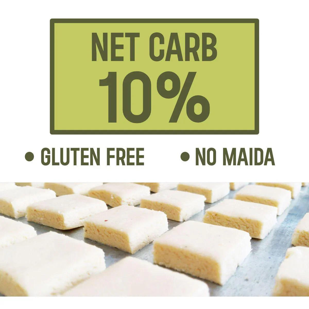 Diabexy Desi Ghee Sugar Free Coconut Barfi - 200g - Image 4