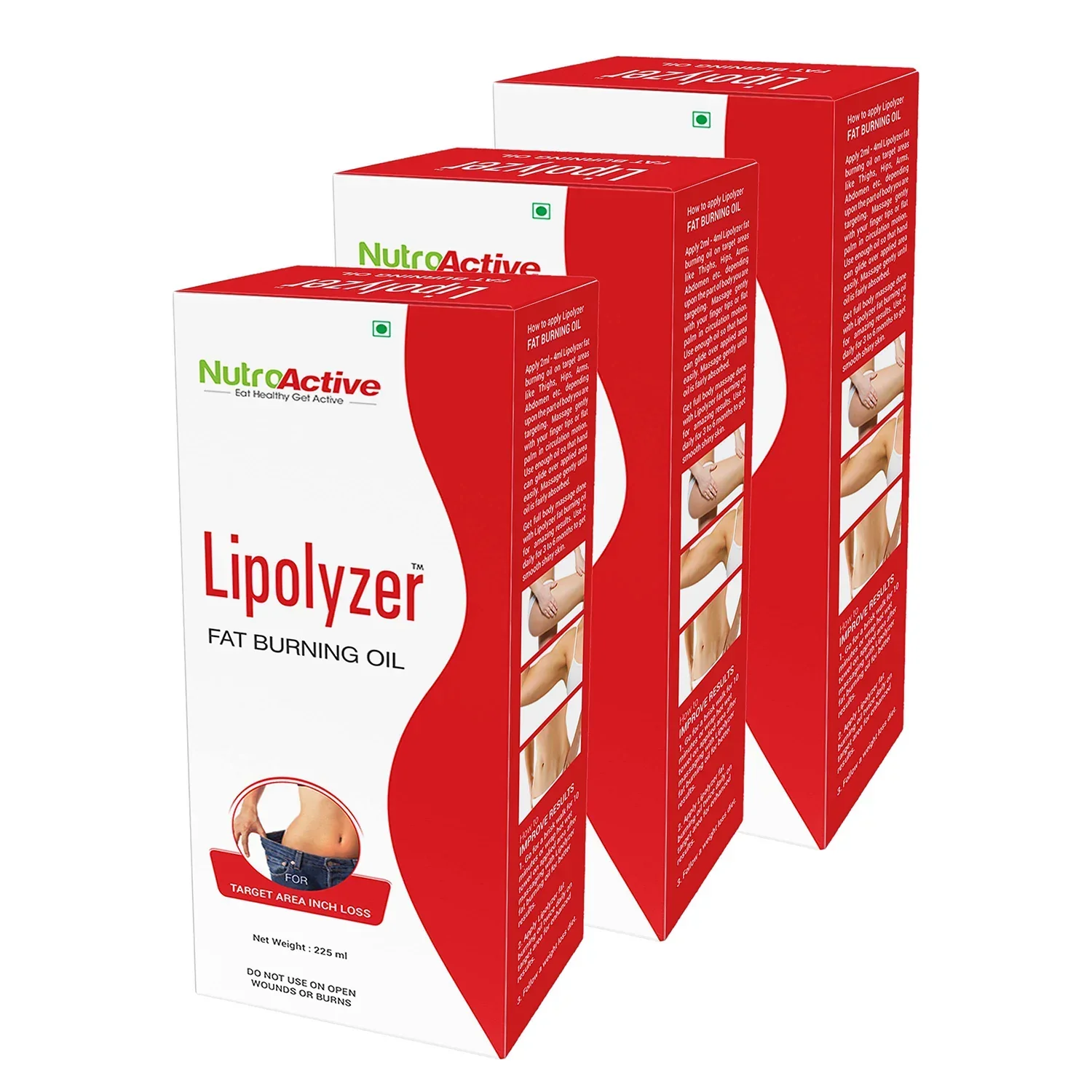 Nutroactive Lipolyzer Fat Burning Oil Weight Management- 225ml - Image 6