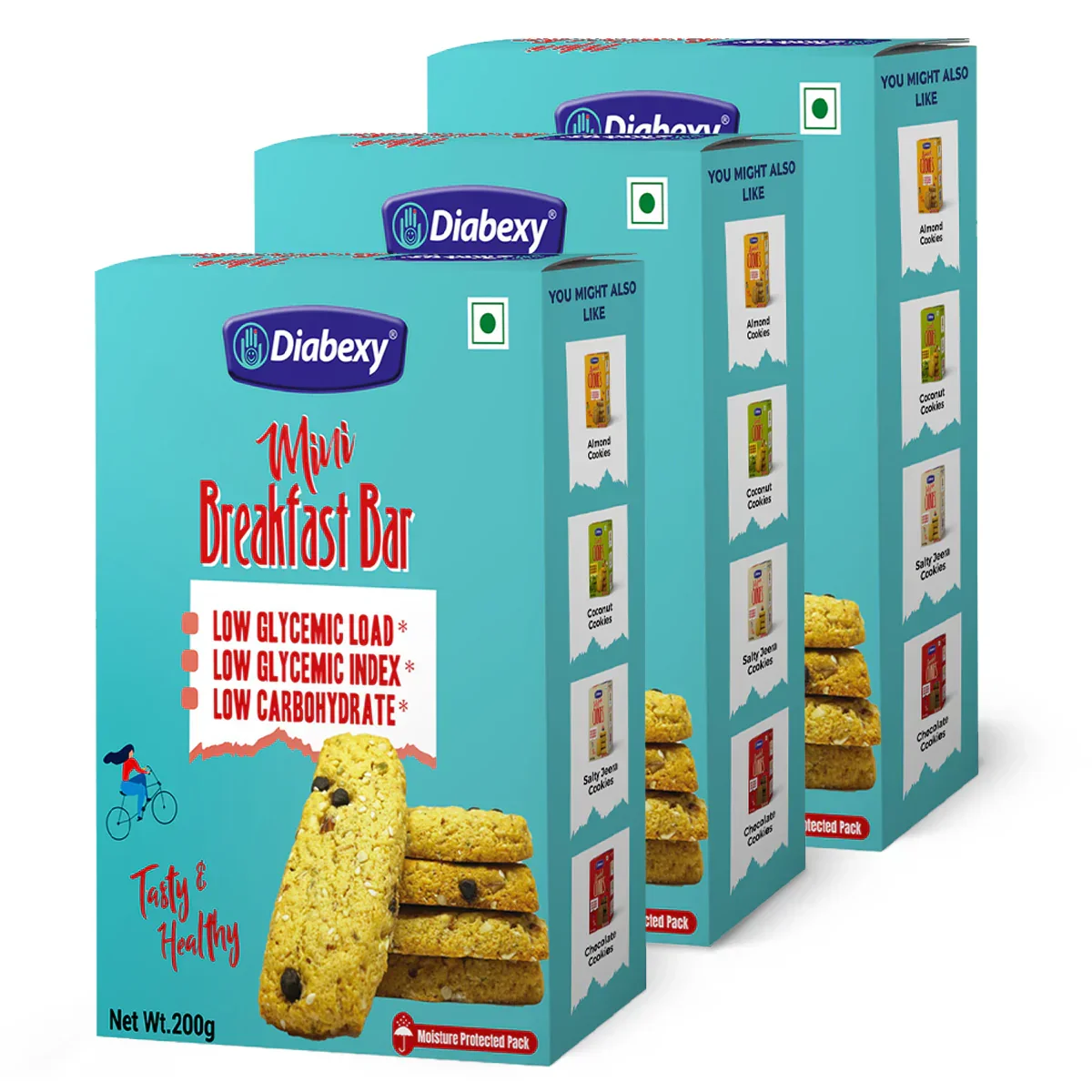 Diabexy Mini Breakfast Bar - 200g - Image 5