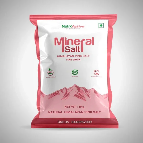 NutroActive MineralSalt Himalayan Pink Rock Salt- 1 kg - Image 6