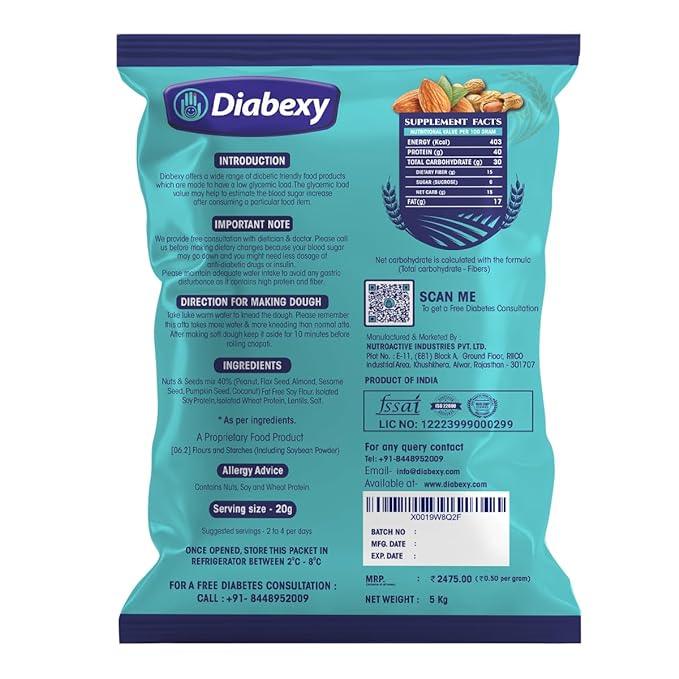 Diabexy Atta 1 Kg Diabexy Mini Breakfast Bar 200g Diabexy Sugar Drops 30 ml Diabexy EGL Chart - [DOWNLOAD] - Image 3