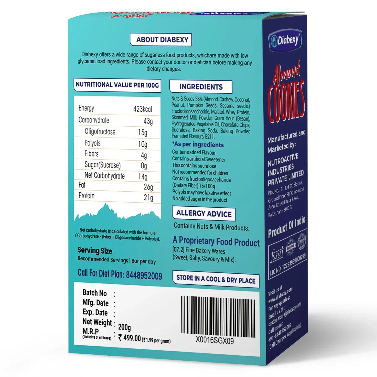 Diabexy Atta 1 Kg Diabexy Mini Breakfast Bar 200g Diabexy Sugar Drops 30 ml Diabexy EGL Chart - [DOWNLOAD] - Image 5